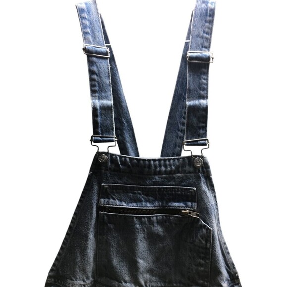 BDG Overalls Women's Size Small Blue Denim Patchwork Cotton Urban Outfitters - Picture 2 of 12